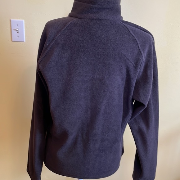 Columbia breast cancer awareness fleece jacket full zip with pockets, black/pink - Picture 4 of 5